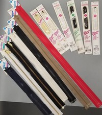 Large 13 NOS Vintage Zippers All Quality Variety Of Colors/Lengths/Styles/Sizes picture