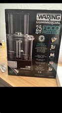Waring Commercial 2.5 Qt Food Processor LiquiLock Seal System Open Never Used picture