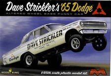 Moebius 2451 Dave Strickler's '65 Dodge Altered Wheel Base F/C 1/25 model kit picture