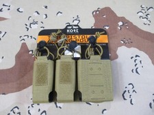 Kore Essentials Trio Pistol + Mag Pouch - Laser Cut 1000D Nylon - Coyote Tan picture