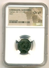 Roman Empire Commagene - Samosata Hadrian AD 117-138 AE21 Ch VF NGC picture