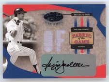 2005 LEAF CERTIFIED MATERIALS FG-92 REGGIE JACKSON 1/1 PATCH AUTO FABRIC YANKEES picture