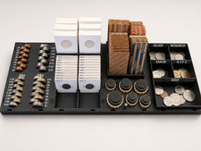 Modular Coin Hunting Workstation Organizer | Coin Sorter Crimper Flip Tray Mods picture