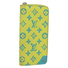 LOUIS VUITTON Playground Zippy Wallet Vertical Wallet Yellow M82005 Auth 132783 picture
