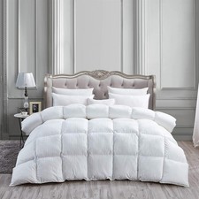 Luxurious Heavy Full/Queen Size Siberian Goose Down Comforter All-Season Duvet I picture