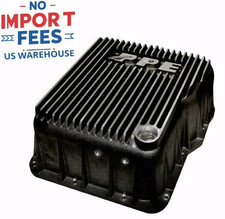 PPE Black Deep Transmission Pan & Spin On Filter For 2001-2019 GM 6.6L Duramax picture