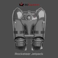 Jetpack for Rocketeer Costume | Full Size Wearable Jet Pack | Raw DIY Kit picture