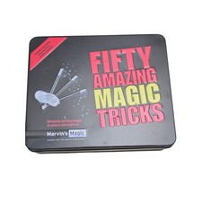 Marvin's Magic Fifty Amazing Magic Tricks Collector Tin Set MMT 120 Ages 8+ picture