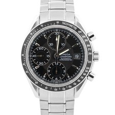 Omega Speedmaster 3210.50.00 Black Stainless Steel 40mm Chronograph Date Watch picture