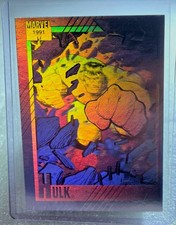 1991 Marvel Universe Series 2 Hulk Hologram #H-2 Chase Card Impel Joe Jusko picture