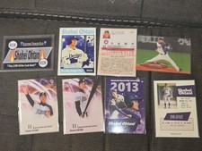 Shohei Ohtani 8 Card Lot 2013 RC Rookie BBM Japan Nippon Ham Dodgers Novelty picture