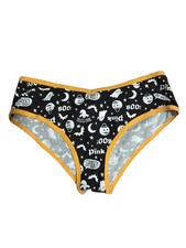NWT VICTORIA'S SECRET PINK HALLOWEEN PUMPKIN BAT GHOST BOO CHEEKSTER PANTIES XL picture