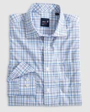 johnnie-O Big & Tall Performance Button Up Shirt - Alzer Tahitian Size LT picture