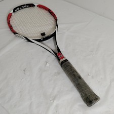 Wilson K Factor Six One 95 332g 95sq Tennis Racquet 4 5/8” Red Black White picture