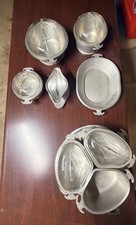 Vintage Guardian Service Ware Aluminum (10) Pieces (5) lids  picture