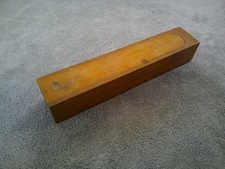 Vintage Italian Wood Pen Pencil Storage Desk Box Case picture