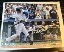 Derek Jeter Signed Autographed 8x10 Yankees Photo Steiner Hologram COA picture