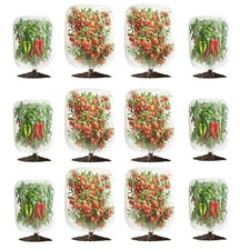 12pcs Drawstring Plant Net Bags Garden Mesh Covers Insect Bird Protection 2 Size picture
