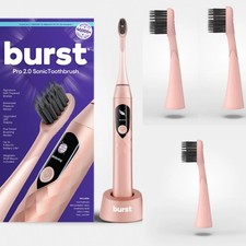 Burst Pro 2.0 Sonic Electric Toothbrush Adult Rose Gold,3 extra replacement head picture
