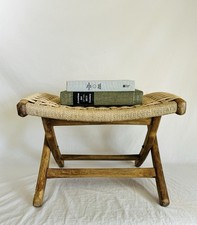 Vintage MCM Danish Style Stool Wegner Style Made in Japan picture