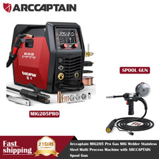 2026 ARCCAPTAIN 205A 6-in-1 MIG Welder, APP Control, 120V/240V with Spool Gun picture