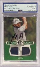 Max Homa Signed 2024 SP Game Used Tour Gear PSA Slabbed Golf Card picture
