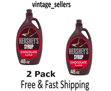 HERSHEY'S Chocolate Syrup, 48 oz Bottles – Classic Dessert Topping-(2 Pack) picture
