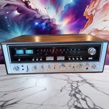 Sansui 9090DB Vintage Stereo Receiver w/ Wood Case POWERS ON READ DESC picture