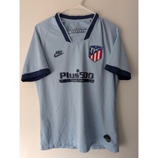Atletico Madrid 2019-20 Away Jersey Men Large Nike Authentic Player Version Blue picture