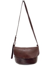 GENTEN Shoulder Bag Leather BRW Plain picture