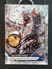 2026 Topps KAT Karl-Antony Towns On Card Auto FanFest NY Knicks Champions picture