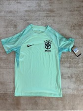 Nike Men Brazil Size m Training Jersey DH6441-390 picture