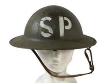 LAUREL AND HARDY movie prop WW1 Doughboy Helmet Antique ORIGINAL production x1 picture