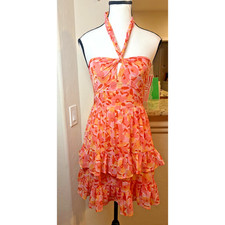 City Triangles Vintage Y2K Halter Multi-Functional Top Mini Dress Size Small 0-4 picture