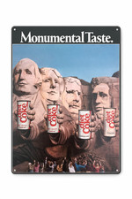 Monumental Taste Mount Rushmore Diet Coke Vintage Ad Wall Decor 8x12 Metal Sign picture