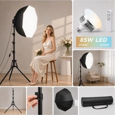 1PCS 85W Softbox Lighting Kit LED Video Photography Light Stand picture