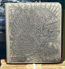Yugi Summoned Skull Laser Engraved Zipper 12 Slot 720 Card Binder Yu-Gi-Oh picture
