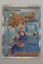 Pokemon Misty's Vitality 111/084 English Holo Full Art Ultra Rare Pack Fresh picture
