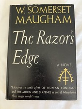 The Razor's Edge by W. Somerset Maugham Vintage 1945 Blakiston Company HB DJ picture