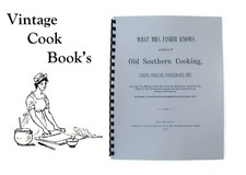 1881 Old Southern Cooking Cook Book Vintage Recipes  72pg picture