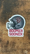Oklahoma Sooners Boomer Sooner Football Vintage Helmet Vinyl Sticker Decal NCAA picture