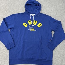 Cal State University Bakersfield Roadrunners CSUB Hoodie Sweatshirt Mens XL Blue picture