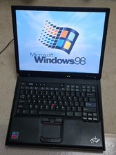 IBM ThinkPad R40 Laptop Windows 98 & XP Dual Boot, 15