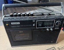 SONY CF-1780 Radio Cassette Recorder Boombox FM AM SW Serviced Rare Free Vintage picture