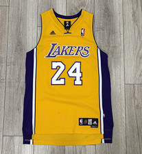 adidas Los Angeles Lakers Kobe Bryant #24 NBA Jersey Yellow/Purple/White S picture