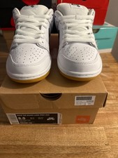 Nike SB Dunk Low Orange Label White Black (2019) Size: US M 8.5 picture
