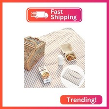 Beyond Thursday ESLA Cute Gingham Picnic Blanket, Waterproof Foldable, in Large picture