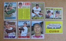 1967 TOPPS BASEBALL CARD SINGLES #266-566 COMPLETE YOUR SET U-PICK UPDATED 9/9 picture