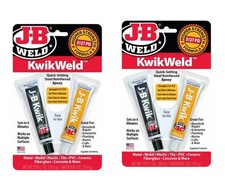 J-B Weld 8276 KwikWeld Quick Setting Steel Reinforced Epoxy - Dark Grey 2 oz picture