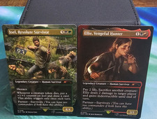 Joel, Resolute Survivor / Ellie, Vengeful Hunter MTG Commander Deck EDH picture
